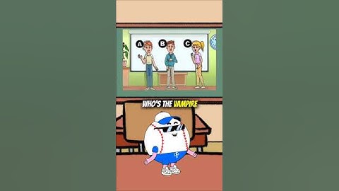 Who is a vampire?🧛🧛 #quiz #riddle #riddleoftheday #viral #shorts