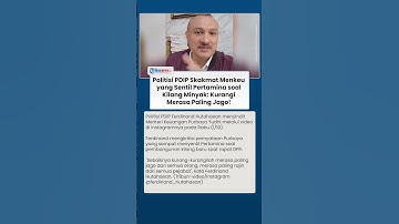 PDIP Skakmat Menkeu Purbaya yang Sentil Pertamina soal Kilang Minya: Kurangi Merasa Paling Jago!