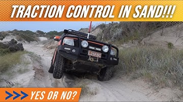 Does traction control hurt you in sand?