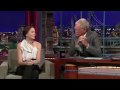 Leighton Meester on David Letterman *HD* (09.11.09)