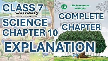 Class 7 Science Chapter 10 | Life Processes in Plants | CBSE NCERT New