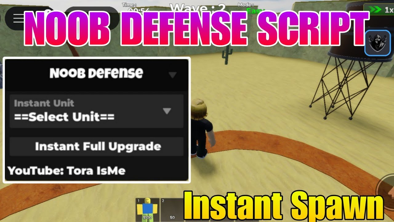 script op. spawn crate.... *OP* Noob Defense Script - Instant Spawn Units & Full Upgrades - YouTube