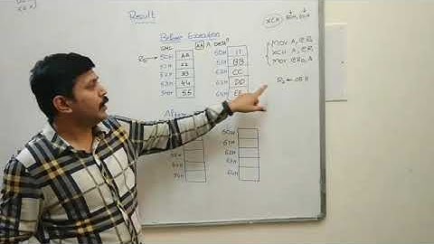 An ALP to Exchange data blocks of 5 bytes between Source memory location & Destinatn memory Location