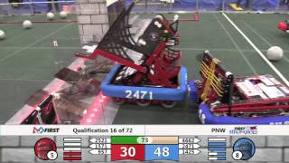 2016 PNW FRC Wilsonville District Event Qualifying Match 16
