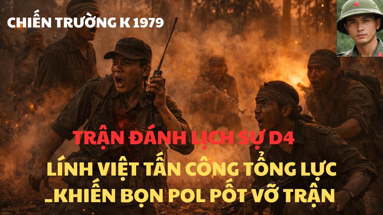 TRẬN ĐÁNH LỊCH SỬ D4 _LÍNH VIỆT TẤN CÔNG TỔNG LỰC _KHIẾN BỌN POL PỐT VỠ TRẬN