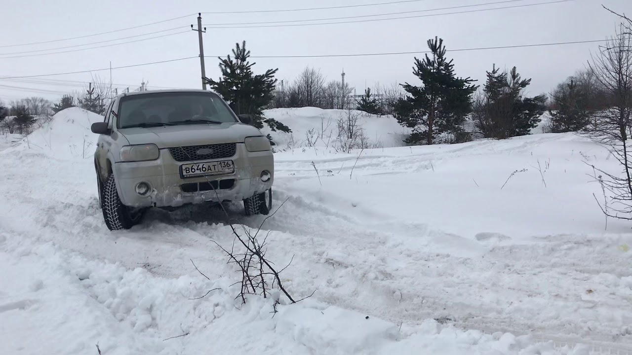 Ford maverick 3.0 in snow YouTube