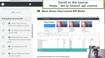 My New Course: "How to Create Laravel API" - Available Now!