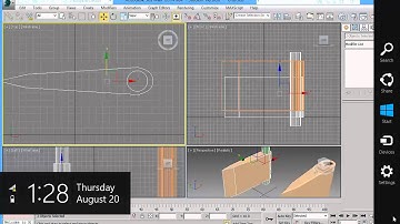 3dsMax - modeling an axe 1