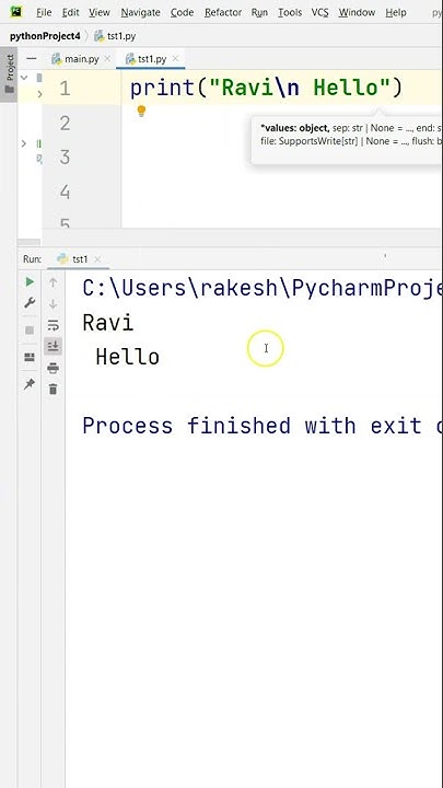 Python tutorial 6- How to enter newline in python - YouTube