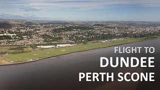 [4K, ATC] Scotland: Flight from Perth Scone Airfield to Dundee Airport