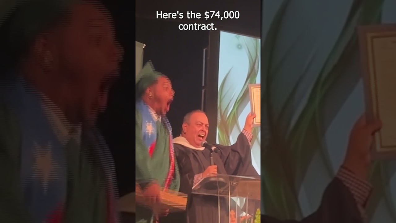 Выпускникам старших классов Ньюарка вручили работу учителям в день выпуска | Новости 12