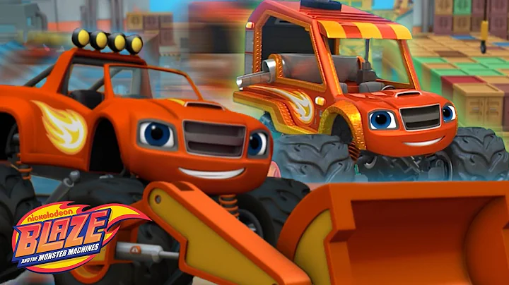 Blaze's Blazing Race #6 w/ Ice Cream Truck Blaze! | Games for Kids | Blaze and the Monster Machines