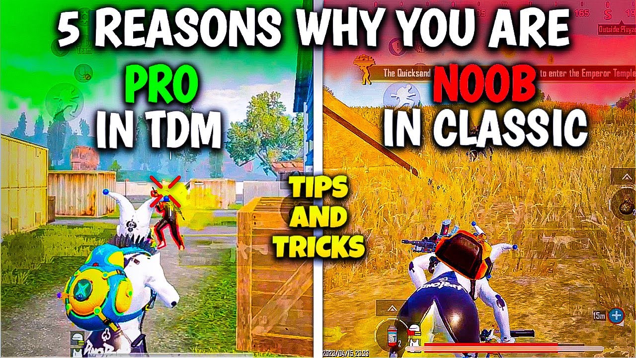 WHY YOU ARE A TDM PRO BUT A CLASSIC NOOB??🔥 IMPROVE YOUR GAMESENSE + GAMEPLAY IN BGMI / PUBGM 2023