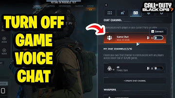 How to Turn Off the Game Voice Chat in Cod Black Ops 7 - Fastest Guide