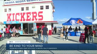Richmond Kickers game dedicated to metal health awareness