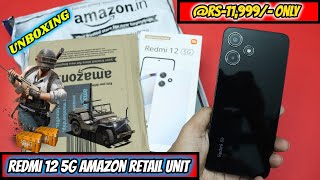 Redmi 12 5G Amazon retail unit Unboxing and hands on review | Offline discounts on Redmi 12 5G