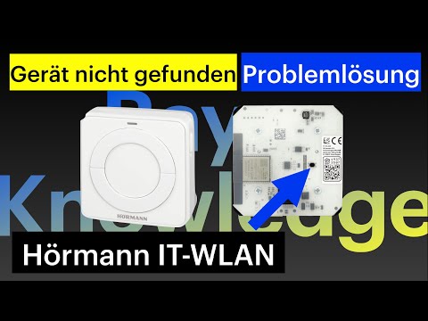 Hörmann IT-WLAN Innentaster Fehler 