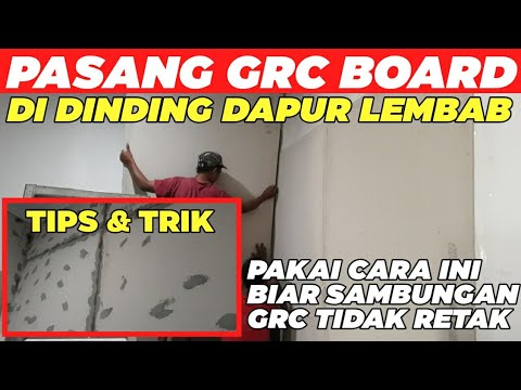 Video: Bagaimana cara memasang papan semen di dinding bata?