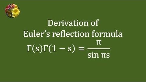 Derivation of Euler