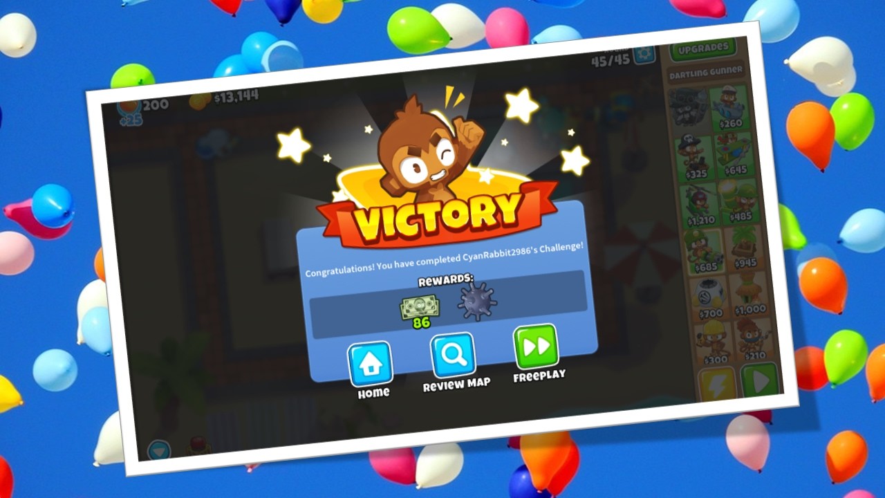 Bloons TD6 - Daily challenge 14/02/26 (WIN)
