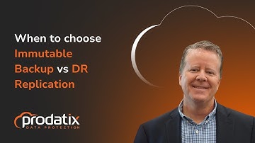 When to choose Immutable Backup vs DR Replication