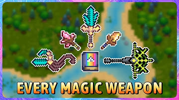 Necesse - Every Magic Weapon Showcase