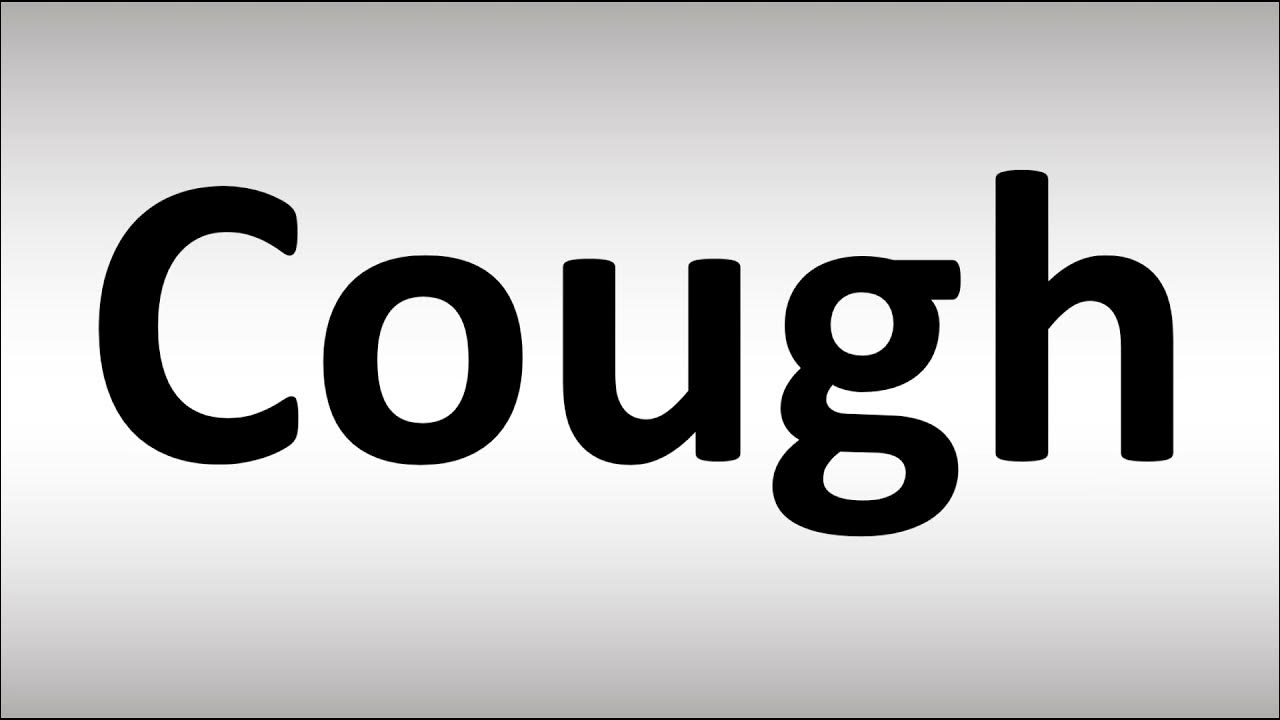 How to Pronounce Cough YouTube