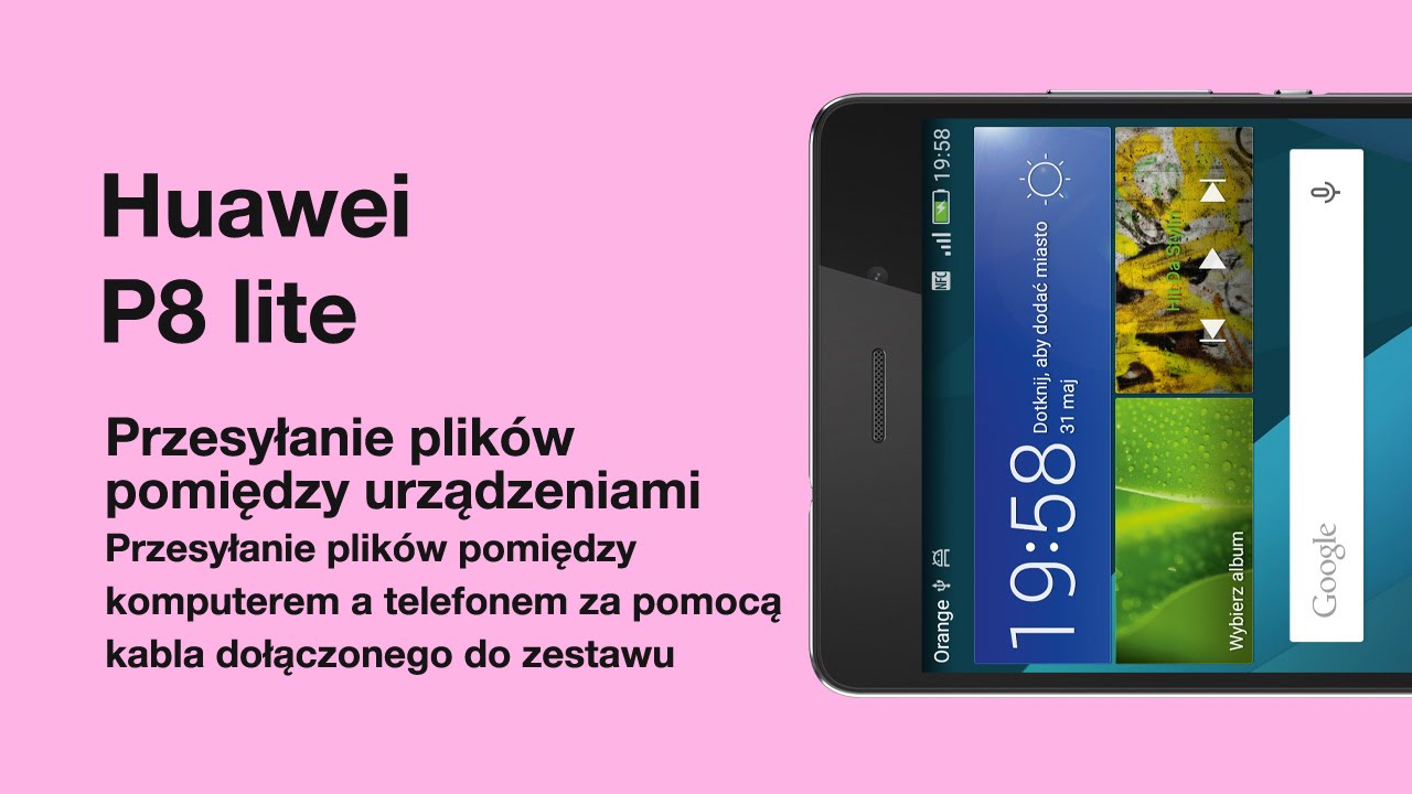 Huawei P8 Lite Przesylanie Plikow Pomiedzy Komputerem A Telefonem Za Pomoca Kabla Youtube