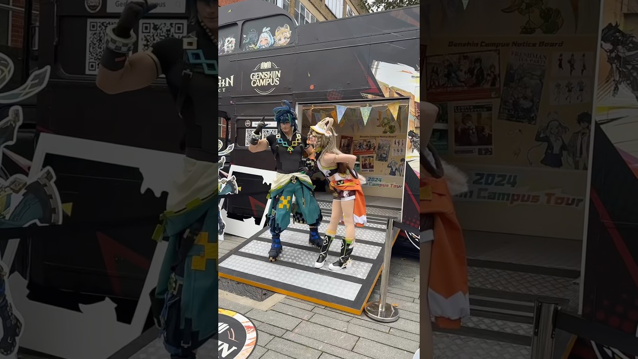 Come with Kachina to the Genshin Campus Bus Tour! #genshin #genshinimpact #cosplay