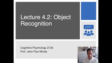 Lecture 4.2 Object Recognition