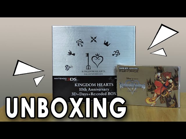 Kingdom Hearts 10th Anniversary 3D+Days+Re:coded Box & Chain