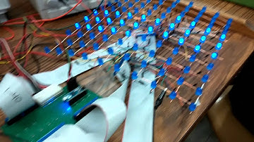 10x10x10 LED Driver Single Layer Test