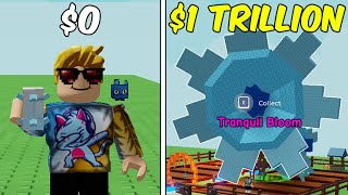 $0 To $1 Trillion with Only One Tranquil Bloom Seed in Grow a Garden