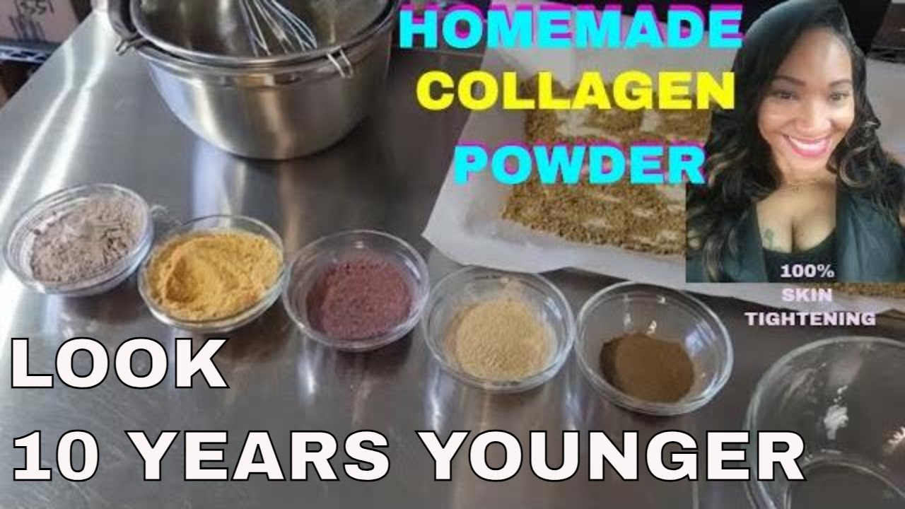 Homemade Collagen Powder, Anti Aging Powder, Skin Tightening, DIY