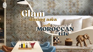 How to use Moroccan Tile to decorate your Dining area like fancy restaurant in HDB flat by wallpaper screenshot 1