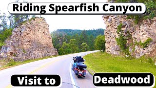 Riding Spearfish CanyonVisit Deadwood while at the Sturgis Rally