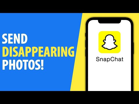 How To Send Disappearing Photos On Snapchat