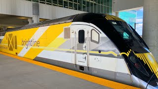 Riding Florida's Brightline Train | Miami, Florida to Orlando, Florida Station || By Train