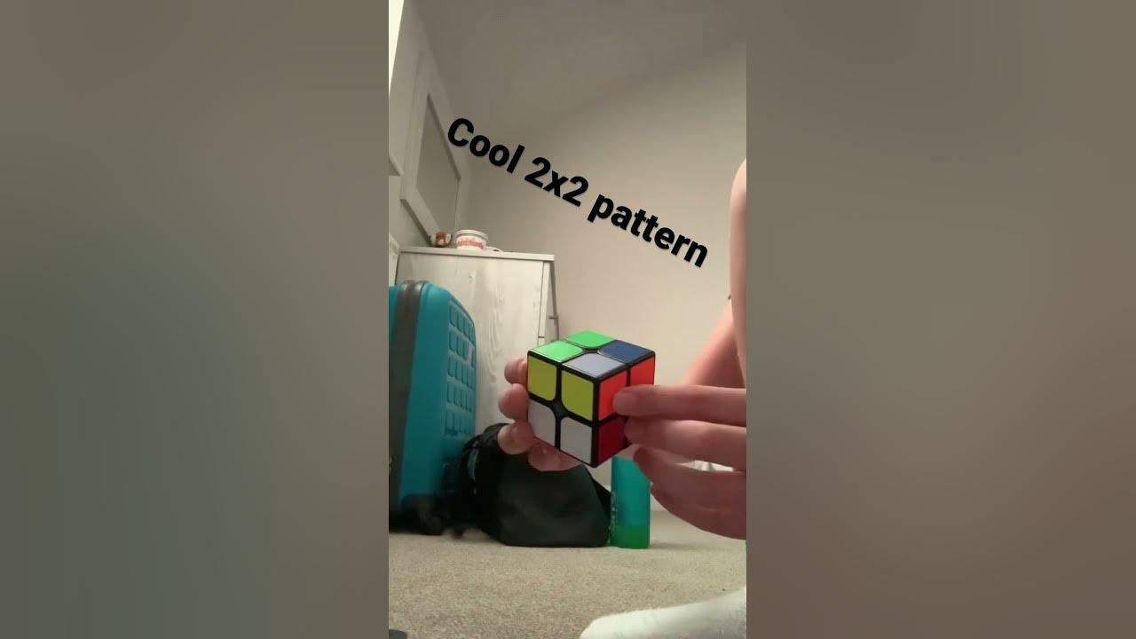 Cool Rubik’s cube 2x2 pattern