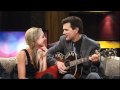 Chris Isaak serenades Carrie Bickmore on ROVE (Australia)