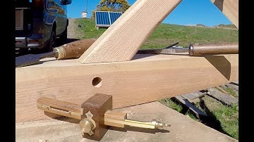 Timber framed Off Grid compost toilet Part 1