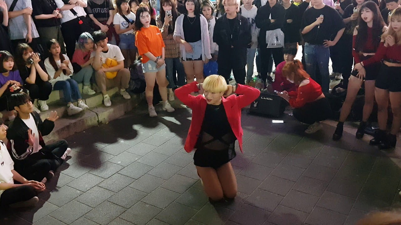 20190608 홍대 에너자이주(Energyju) 버스킹 - 레드크루(Red Crew) 게스트공연 01 CHUNG HA 청하 _ 'Roller Coaster'