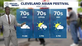 Famous Cleveland area weather forecast: Warmer, more humid this weekend; storm chances Saturday Wealth