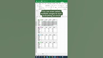 how to make easily sum function in Microsoft Excel #excel #education  #shortvideo #shorts #computer