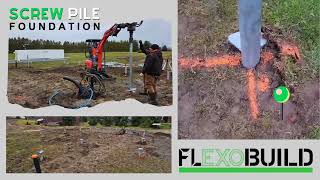 Screw Pile Foundation Installation