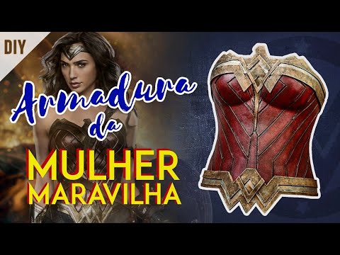 DIY: Como fazer a ARMADURA da MULHER MARAVILHA (Wonder Woman Armor) | Dan Pugno