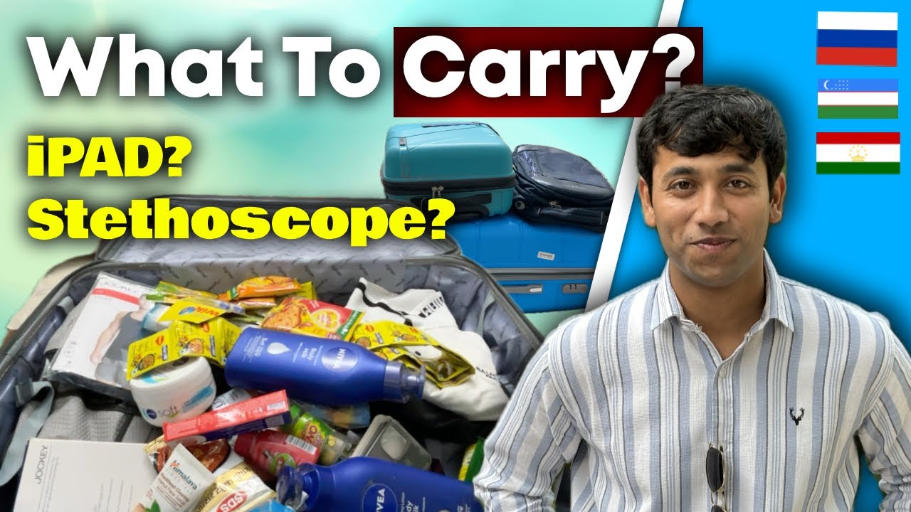 Things to PACK for MBBS Abroad 🩺 🇷🇺 | WHAT TO CARRY | Tajikistan | Russia | Uzbekistan 