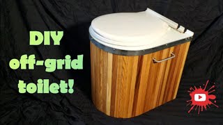 DIY offgrid toilet (inexpensive build!) Tiny Houseboat (Part13)