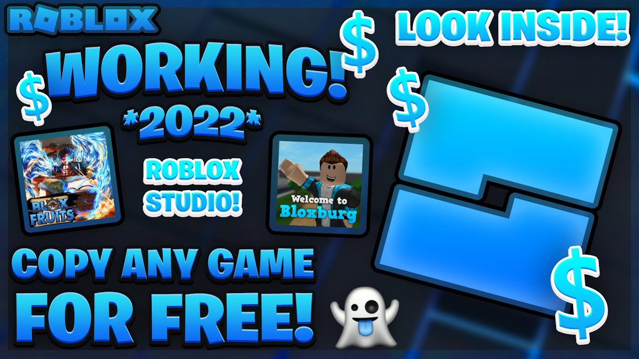 How To Steal/Copy Any Games On Roblox For Free 