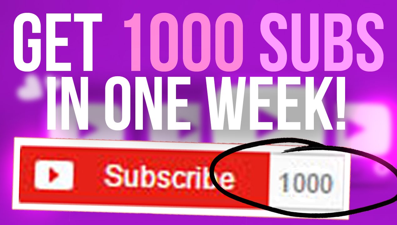 how to get 1000 subscribers on youtube Archives - Switched On Network